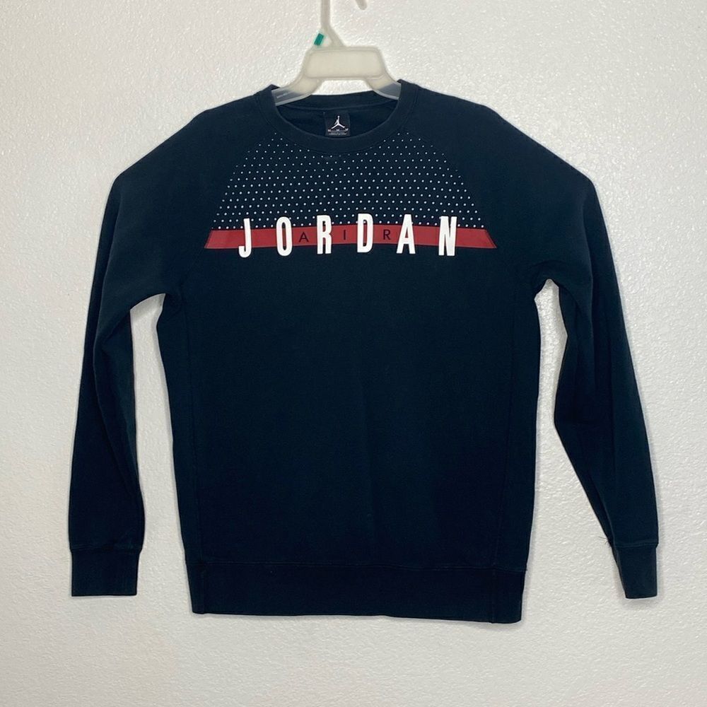 Jordan Men’s Black Sweatshirt Size M